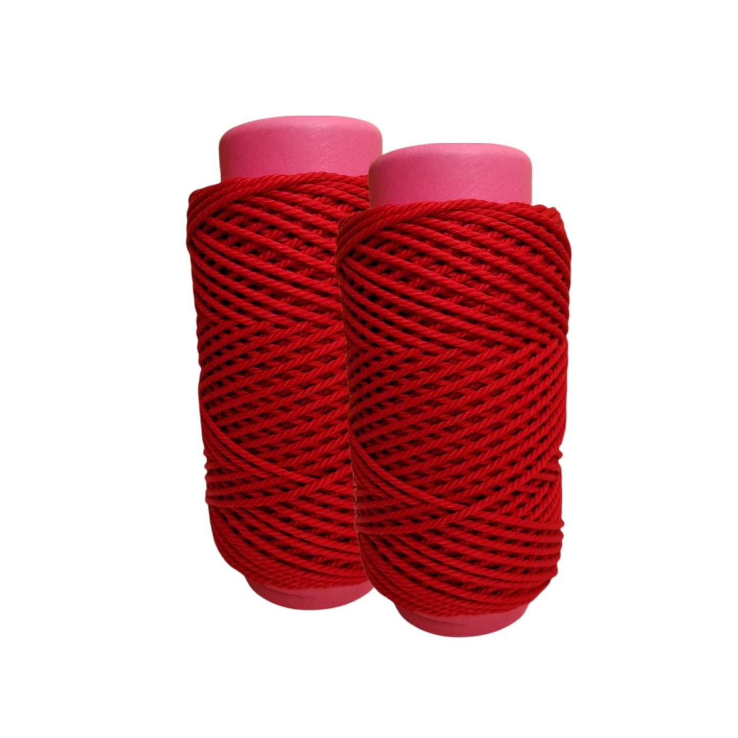 500gr 4mm Green & Red Macrame Rope