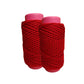 500gr 4mm Green & Red Macrame Rope